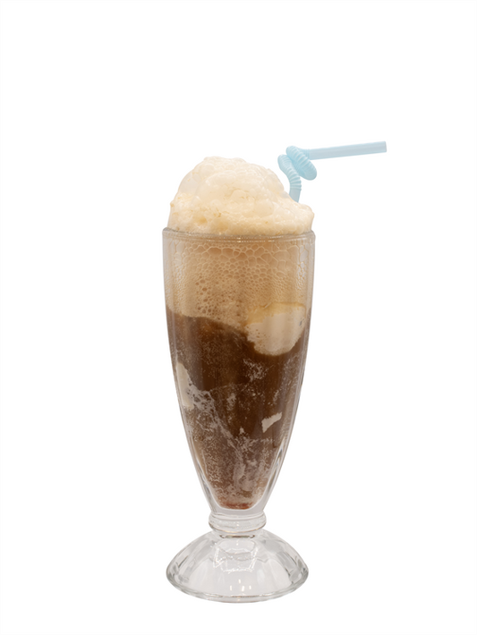 root beer barrel float