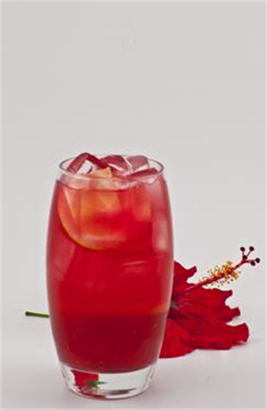 hibiscus strawberry soda